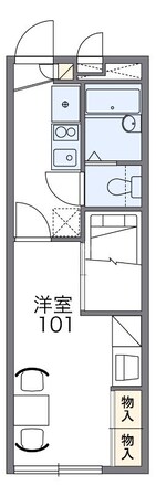 レオパレス光ヒルズの物件間取画像